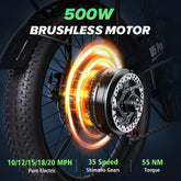 isinwheel U5 Pro Folding Electric Bike for Adults